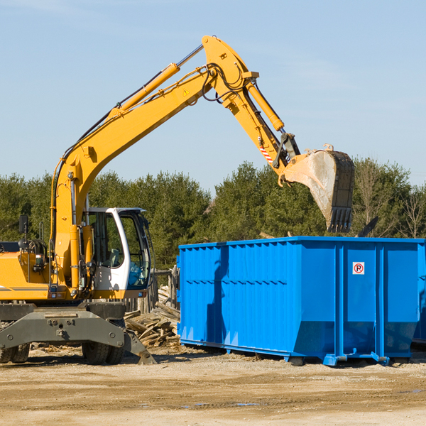 what happens if the residential dumpster is damaged or stolen during rental in Garfield